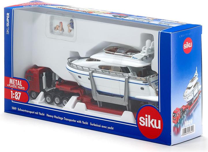 Produktbild Siku Schwertransport mit Yacht