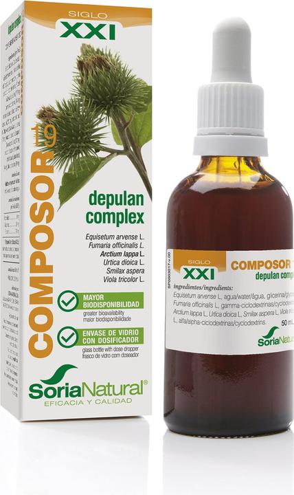 Immagine prodotto Soria Natural Soria Composor 19 Depulan S Xxi 50ml (Latte corpo, 50 ml)