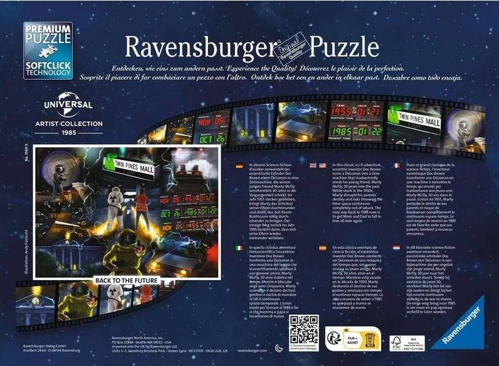 Actual product image Ravensburger Back to the Future (1000 pieces)