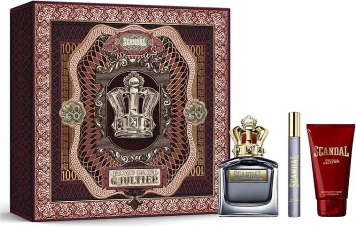 Actual product image Gaultier SCANDAL POUR HOMME LOT 3 pieces