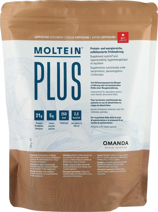 Moltein Plus 2.5 Cappuccino (750g) (Cappuccino, 1 Stk., 750 g)