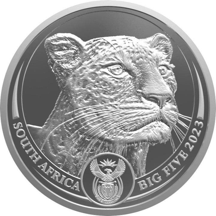 South Africa Mint Silber Leopard 1000 g - Big Five Serie II - 2023 (999, 2023)