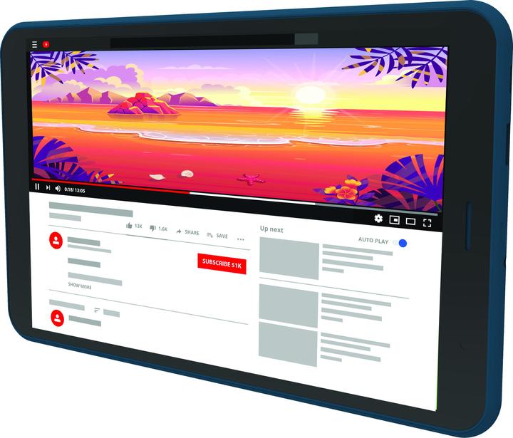 Produktbild Mediacom SmartPad Iyo 8 8" 3-32Gb WiFi (8", 32 GB, Schwarz, Blau)