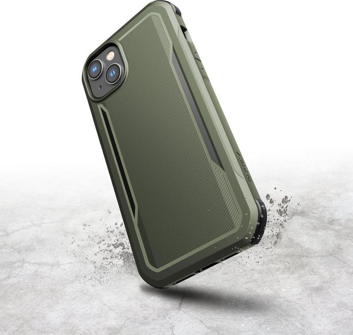 Immagine prodotto X-Doria Fort Case iPhone 14 Plus con cover blindata MagSafe verde (Apple iPhone 14 Plus)
