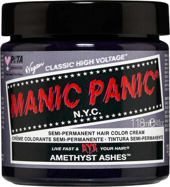 Manic Panic Cendres D'Amethyste Cruelty Free Vegan Hair Color 118ml (Amethyst Ashes)