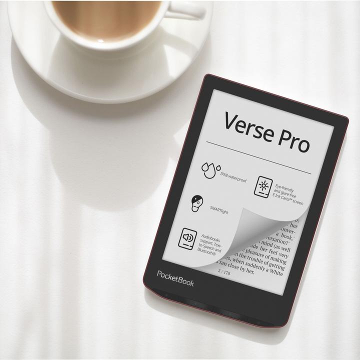 Image du produit PocketBook Verse Pro (6", 16 Go, Rouge Passion)