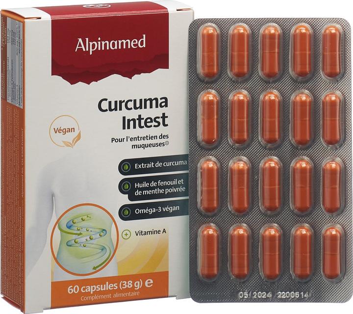 Actual product image Alpinamed CURCUMA INTEST capsules (1 Piece, Capsules, 40 g)