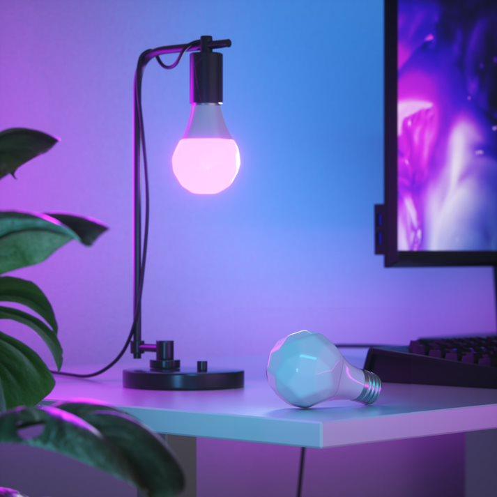 Produktbild Nanoleaf Matter Smart Bulb (E27, 8.50 W, 806 lm, 1 x, F)
