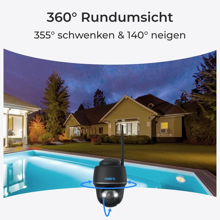 Actual product image Reolink 3x Argus B430-B + 3x Solarpanel (2880 x 1620 Pixels)