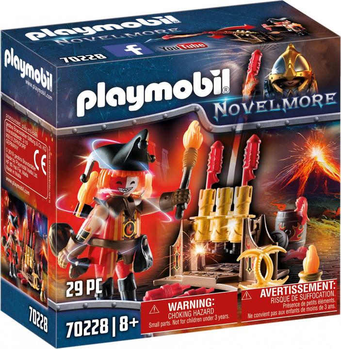 Playmobil Cannoni a fuoco d'artificio e maestro del fuoco (70228)