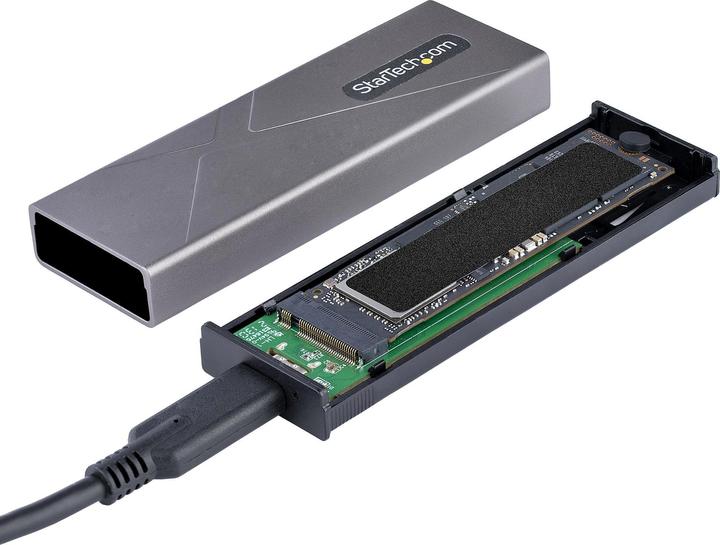 Actual product image StarTech com M2-USB-C-NVME-SATA, Box esterno SSD, M.2, M.2, 10 Gbit/s, Collegamento del dispositivo (M.2)