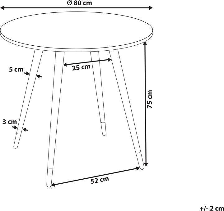 Actual product image Beliani Gutiere
