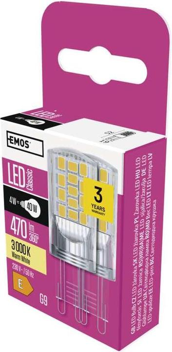 Produktbild Emos Classic (G9, 4 W, 470 lm, 2 x, E)