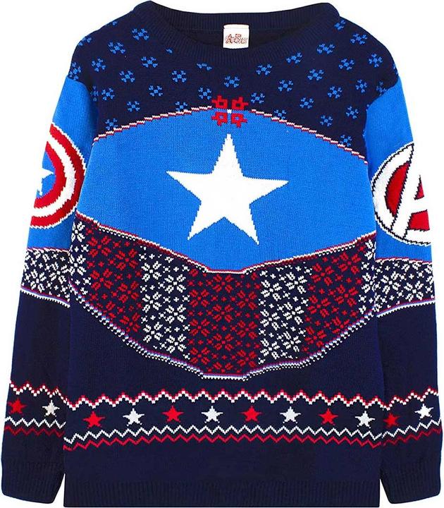 Captain America Sweatshirt weihnachtliches Design
