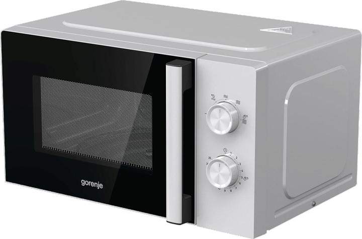 Actual product image Gorenje MO20E1WH Microwave Oven, Free Standing, Capacity 20 L, Power 800 W, No Display, White (20 l)