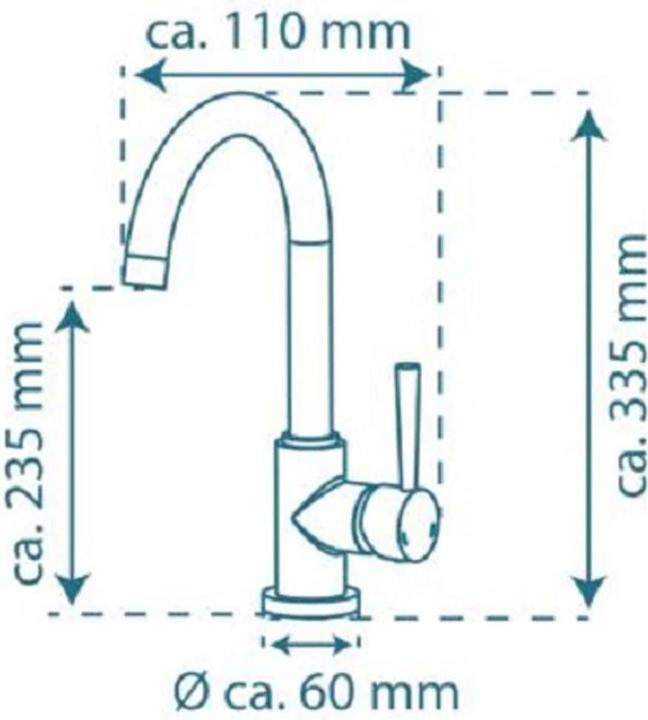 Actual product image Schütte CORNWALL Spültischarmatur Niederdruck