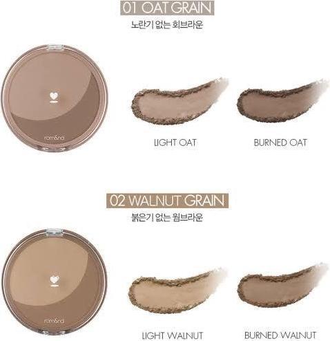 Produktbild Rom&Nd ROMAND Better Than Shape 02 Walnuss Maserung (#01 Oat Grain)