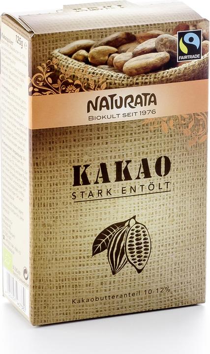 Naturata Cocoa powder heavily deoiled 10-12% organic (125 g)