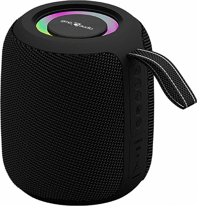 Image du produit Gembird Enceintes filaires Enceintes portables||Noir|Portables/Sans fil|Bluetooth|SPK-BT-LED-05-BK (4 h, Fonctionnement sur batterie)