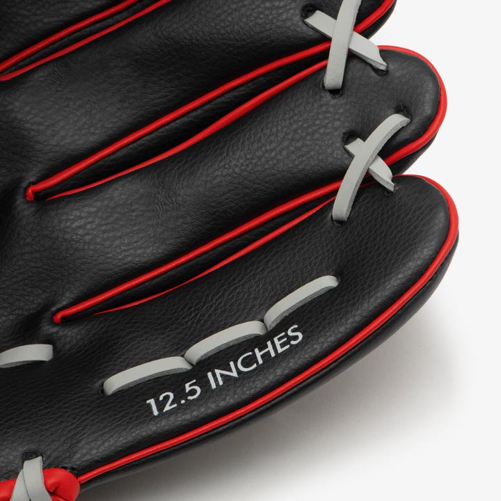 Produktbild Kipsta Damen/Herren Baseball Handschuh - BA100 LHT schwarz/rot (12.50")