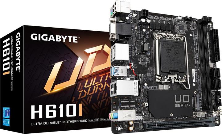 Gigabyte H610I (LGA 1700, Intel H610 Express, Mini-ITX)