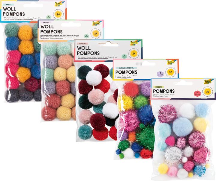 Immagine prodotto Folia Pompon in lana (30 x)