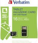 Actual product image Verbatim Tablet U1 Microsdhc/Sdxc Card (64 GB, microSDHC, U1, UHS-I)