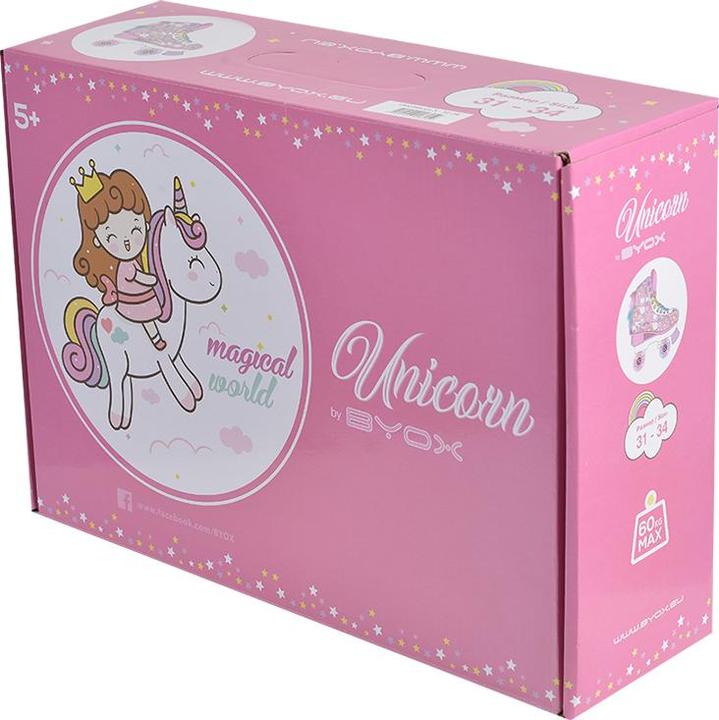 Actual product image Byox Roller skates unicorn (37)