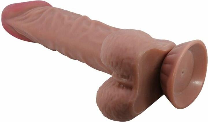 Image du produit Pretty Love Gode Réaliste De La Série Sliding Skin Avec Ventouse Sliding Skin Marron 24 cm