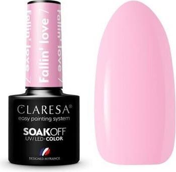 Claresa 7 Fallin Love UV Nagellack 5ml (Rosa, Farblack)