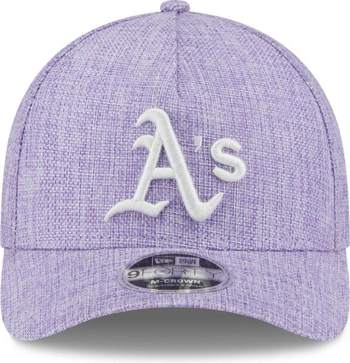 Actual product image New Era 9Forty M-Crown Cap - Weave Oakland Athletics Purple