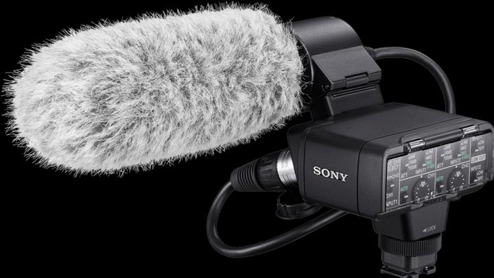 Actual product image Sony XLR K2M adapter kit and microphone (Camera-specific microphone)