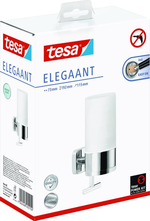 Actual product image tesa ELEGAANT soap dispenser incl. adhesive solution without drilling