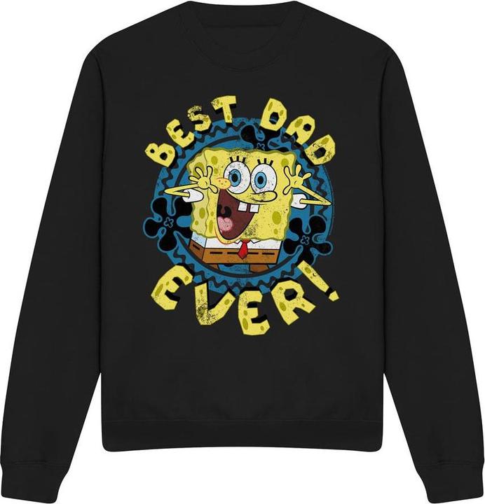 Produktbild Spongebob Squarepants Best Dad Ever Sweatshirt Vatertag (L)