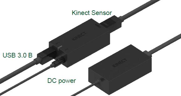 Image du produit Microsoft Adaptateur Kinect pour Xbox (PC, Xbox One X)