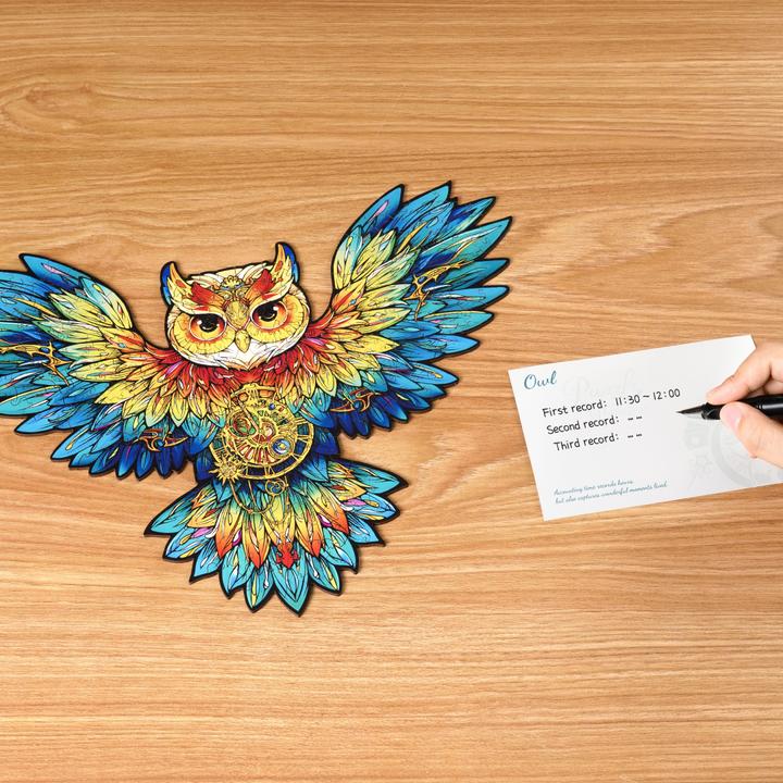 Produktbild Robotime Holzpuzzle 'OWL' (200 Teile)