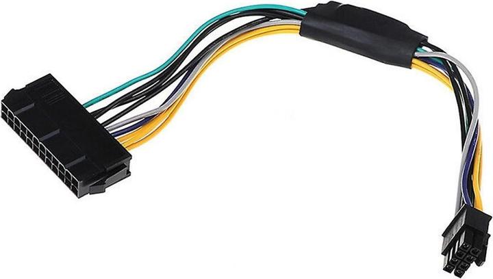 Actual product image PowerGuard 24-Pin to 8-Pin Power Supply ATX Cable Adapter for Dell Optiplex