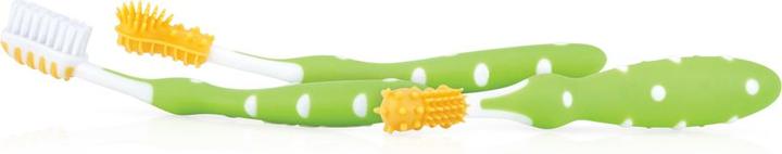 Image du produit Nuby Entraîneur de brosse à dents, lot de 3 (Souple, 1 x)