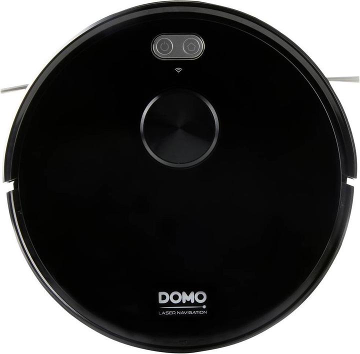Image du produit Domo DO7298S Robot aspirateur/balayeur Noir App contrôlé, télécommandé, avec Wis (Robot d'aspiration et de nettoyage)