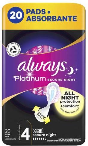 Actual product image Always Platinum Secure Night (20 x)