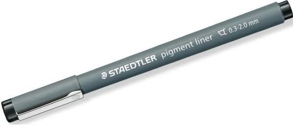 Image du produit Staedtler Fineliner Pigment liner 308 Largeur de trait : 2 mm Couleur de l'encre : noir (Noir, 1 x)