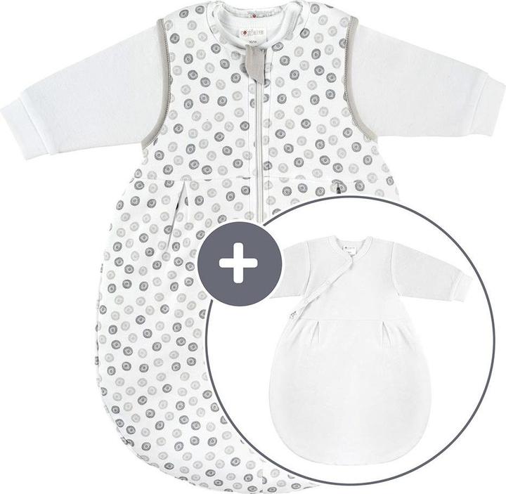 Produktbild Coconette Schlafsäcke 2-tlg. Schlafsack-Set - Circle Weiss Grau - (Winter)