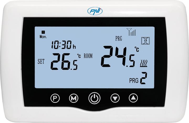 Image du produit PNI Thermostat intelligent CT400 sans fil, avec WLAN, contrôle de 2 zones via Internet, pour les