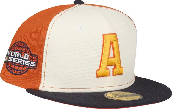 New Era 59Fifty Cap - LIGATURE Houston Astros chrome - 7 3/8 (7 3/8)