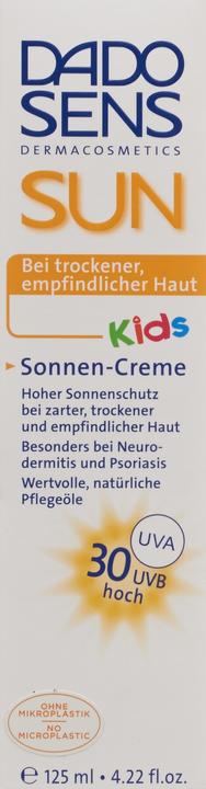 Image du produit Dado Sens Sun Kids (Crème solaire, SPF 30, 125 ml, 162 g)
