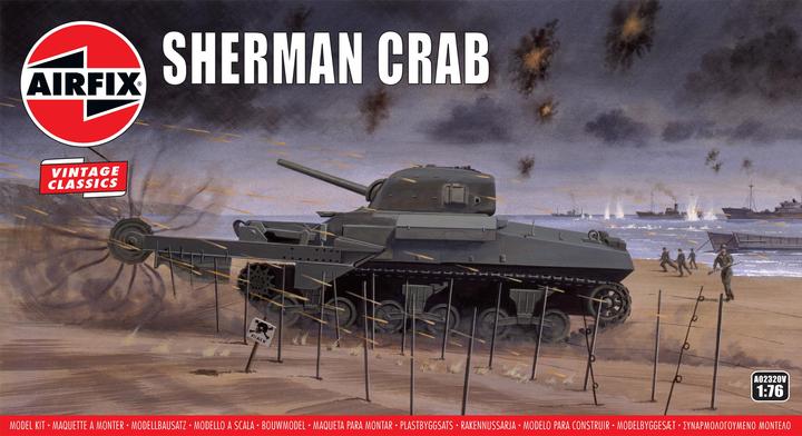 Actual product image Airfix Kit tank Sherman Crab 1:76