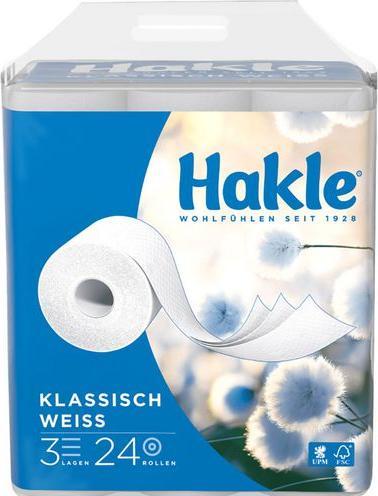 Actual product image Hakle Toilet paper Classic white (24 x)