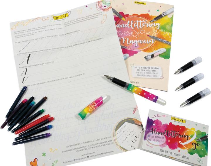 Produktbild Online Handlettering Set (Blau, 1 x)