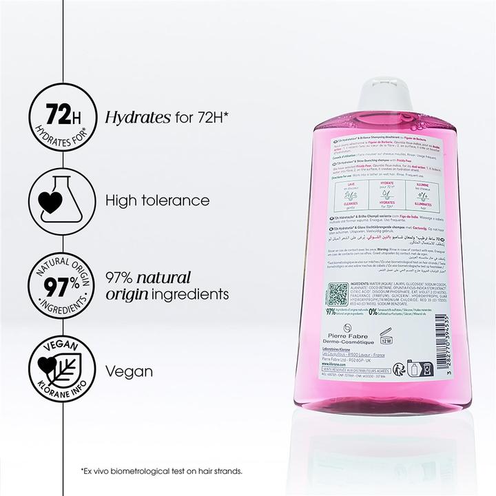 Actual product image Klorane Prickly pear (200 ml, Liquid shampoo)