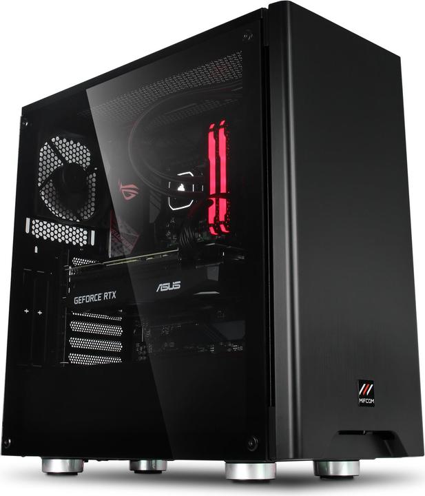 Image du produit Mifcom Savage RTX2080Ti Ultimate (Intel Core i9-9900K, 32 Go, 1000 Go, GeForce RTX 2080 Ti)